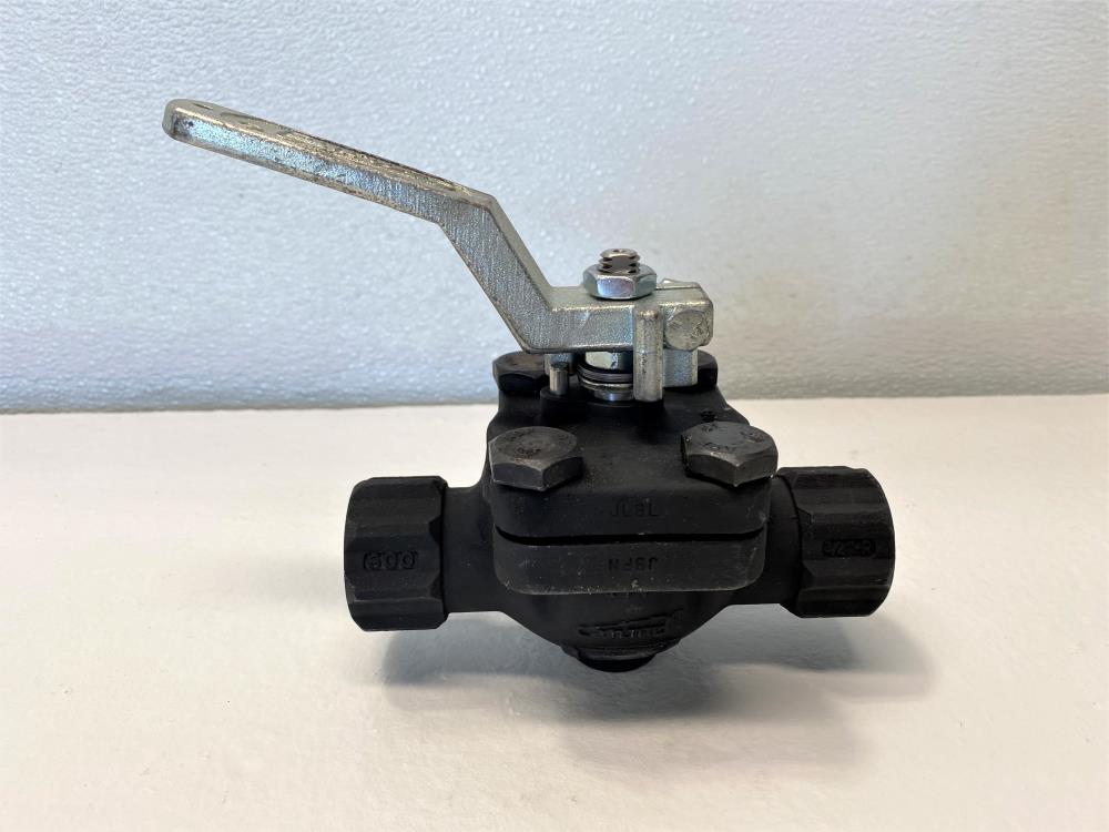 ITT Cam-Tite 3/4" NPT 600# WCB Monel Ball Valve .75-3016-1-T2-ST2-SL2-B1-CLV-WCB